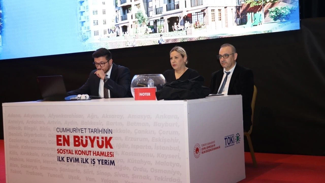 Edirne'de "İlk Evim, İlk İş Yerim" kuraları çekildi