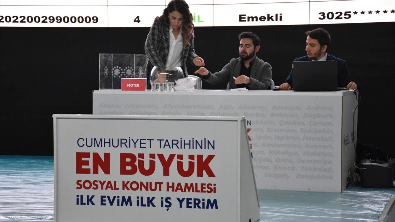 Eskişehir'de "İlk Evim İlk İş Yerim" projesi kura çekimleri tamamlandı