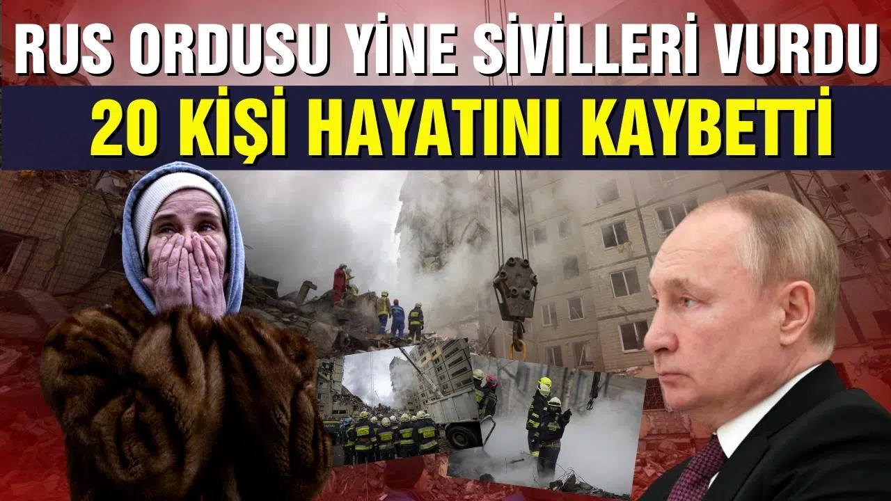 Rus ordusunun Dnipro'ya füze saldırısında ölen sivillerin sayısı 20'ye yükseldi