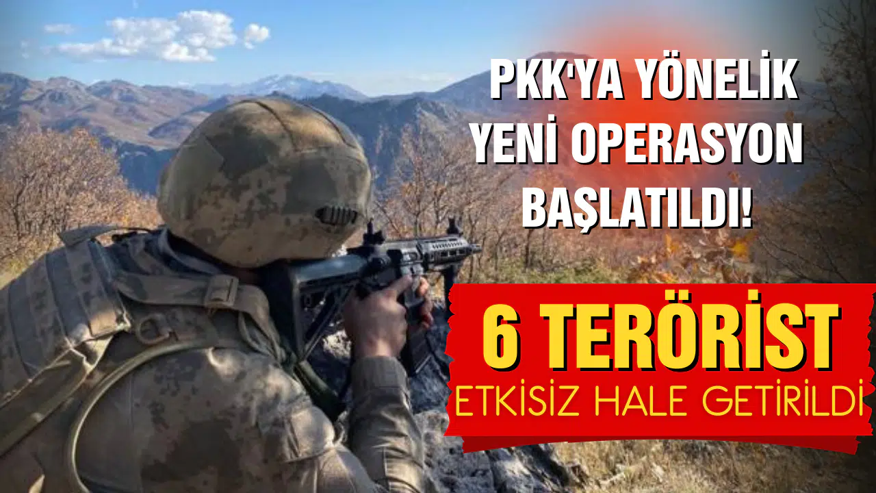 MSB duyurdu: 6 terörist etkisiz hale getirildi! PKK'ya yönelik yeni operasyon başlatıldı!