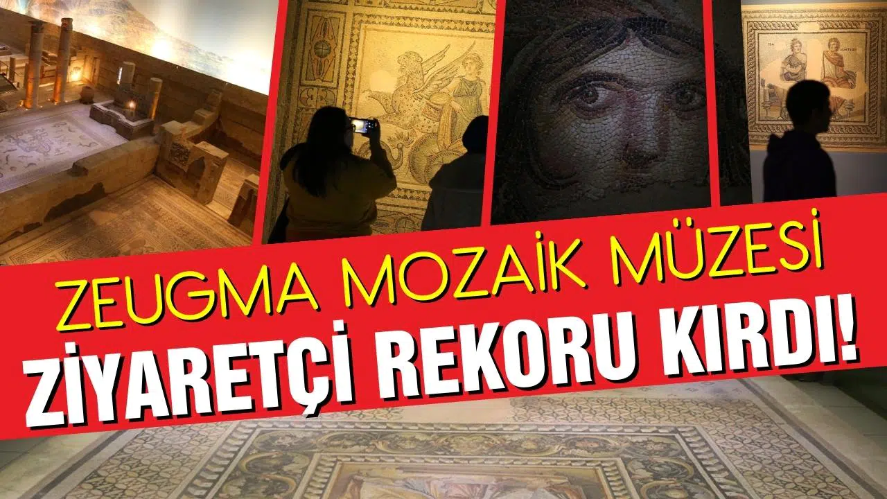 Zeugma Mozaik Müzesi 439 bin kişiyi ağırlayarak ziyaretçi rekoru kırdı
