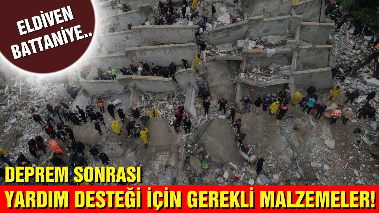 Deprem bölgesinde en çok çocuk giysilerine gereksinim var.