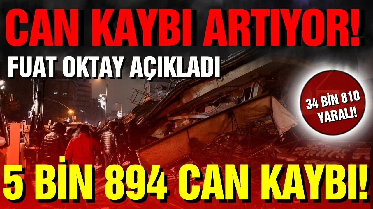 Can kaybı yükselmeye devam ediyor!