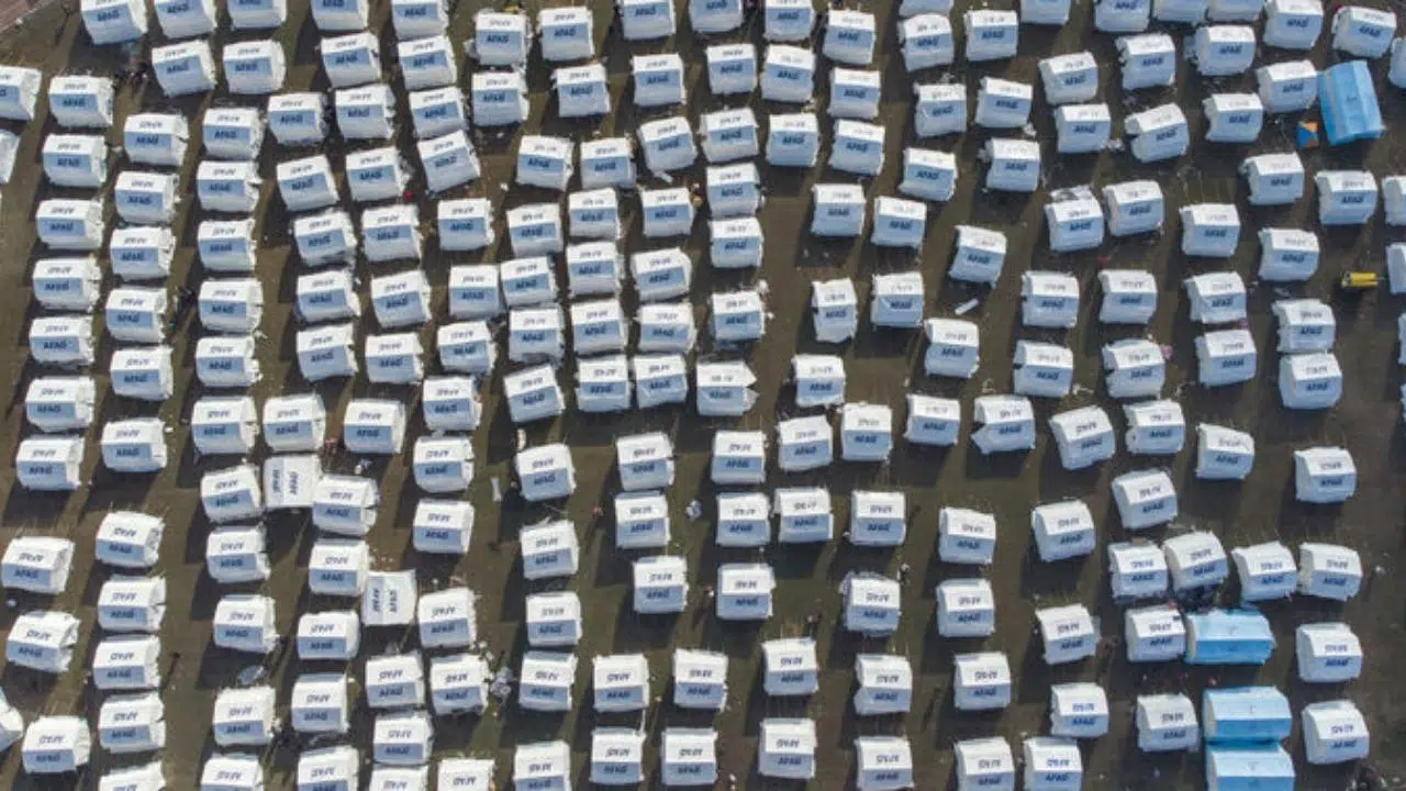 Deprem bölgesinde 50 bin 818 AFAD  çadırının kurulumu tamamlandı  