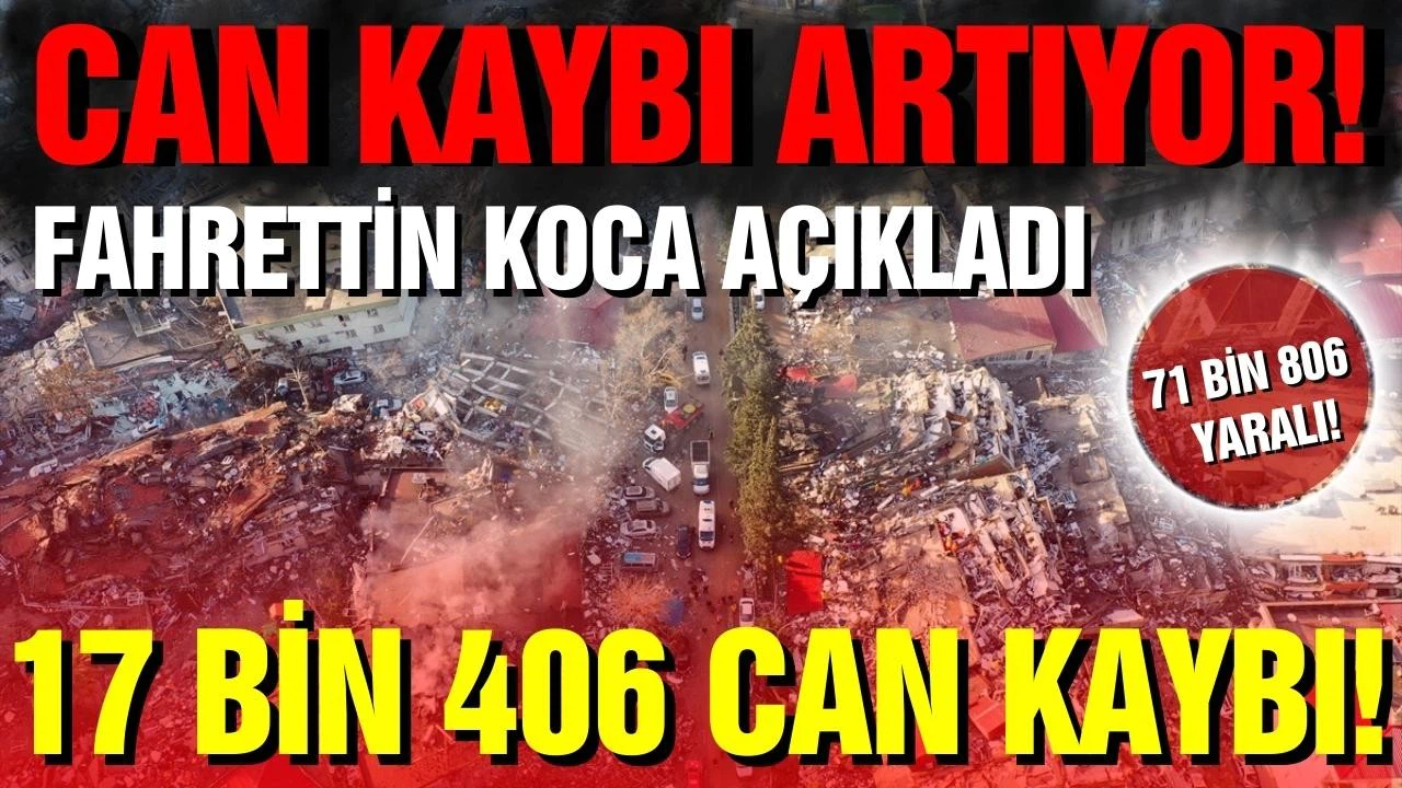Sağlık Bakanı Koca, depreme ilişkin son durumu açıkladı!