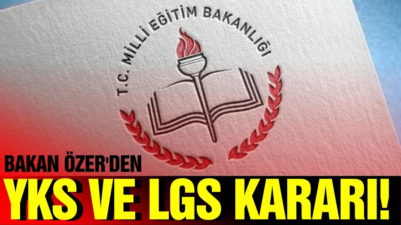 Bakan Mahmut Özer'den LGS açıklaması!