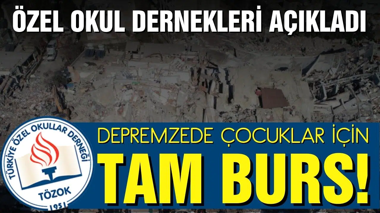 Özel okul dernekleri: "Göç eden yavrularımızı ikinci dönem boyunca tam burslu okutacağız"