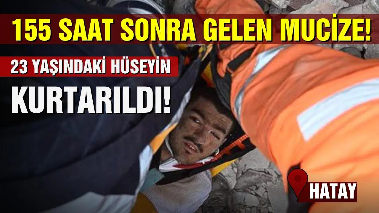 Antakya'da depremin 155. saatinde zihinsel engelli genç enkazdan kurtarıldı