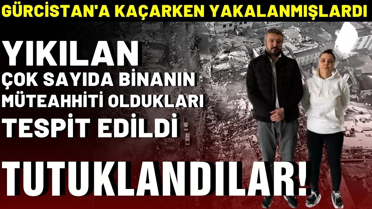 Kaçmaya çalışırken yakalanan müteahhitler tutuklandı!