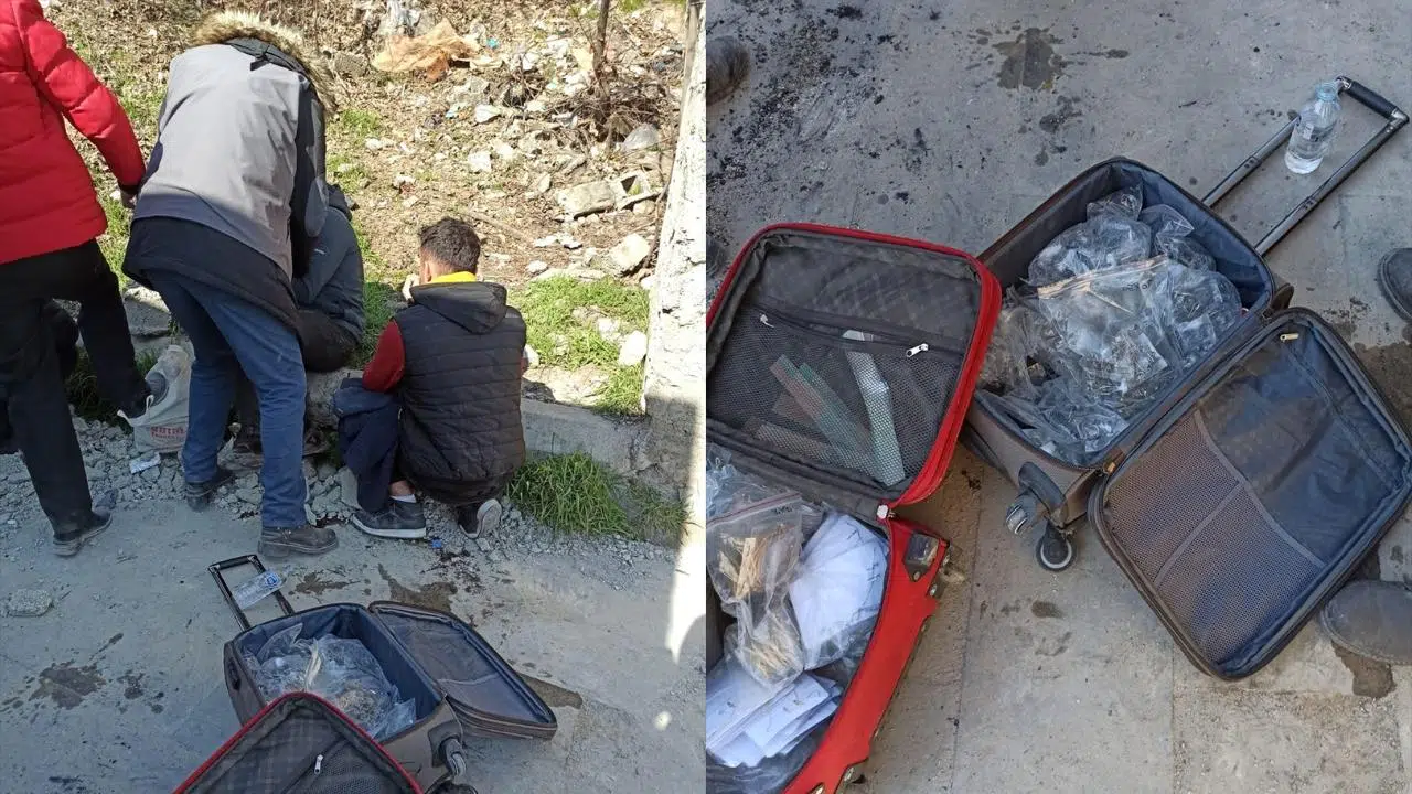 Deprem sonrası 22 kilogram gümüş çalan 3 zanlı yakalandı