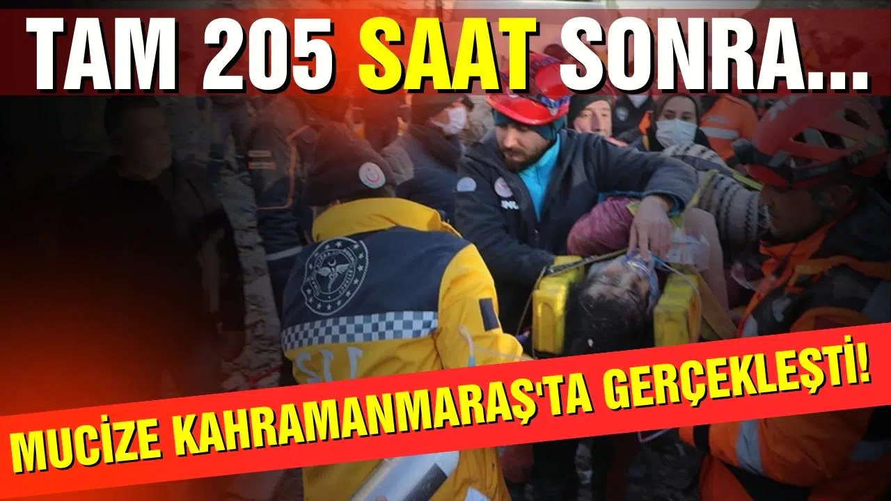 Depremin 205. saatinde bir mucize gerçekleşti: 35 yaşındaki kadın kurtarıldı!