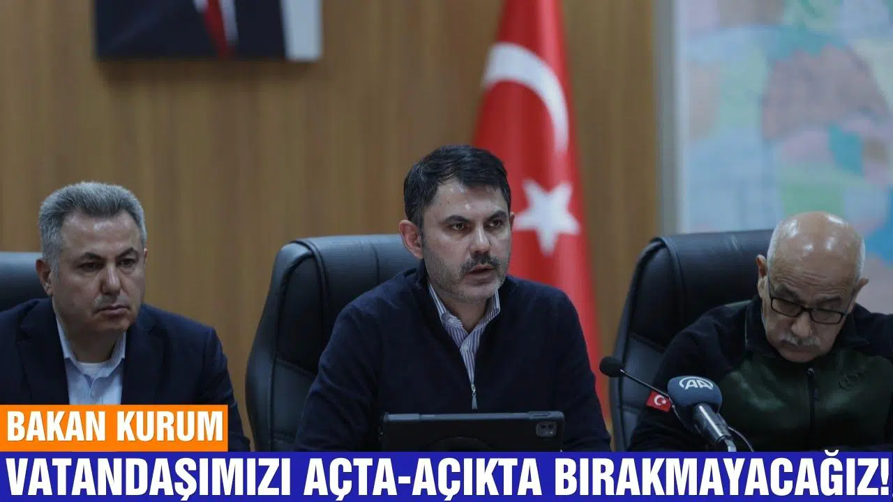 Bakan Kurum: "En doğru yerleşim alanlarını seçmeye gayret gösteriyoruz"