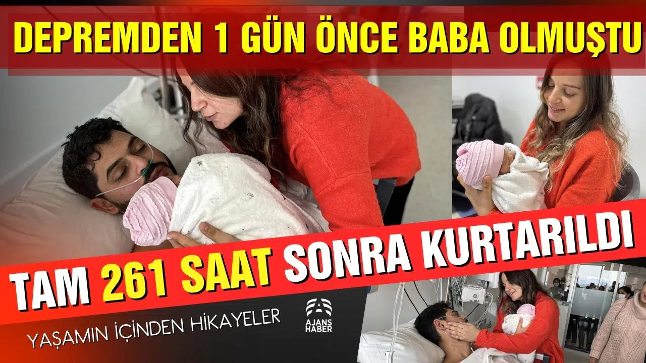 Depremden 1 gün önce kızı doğmuştu: 261 saat sonra bebeğiyle buluştu