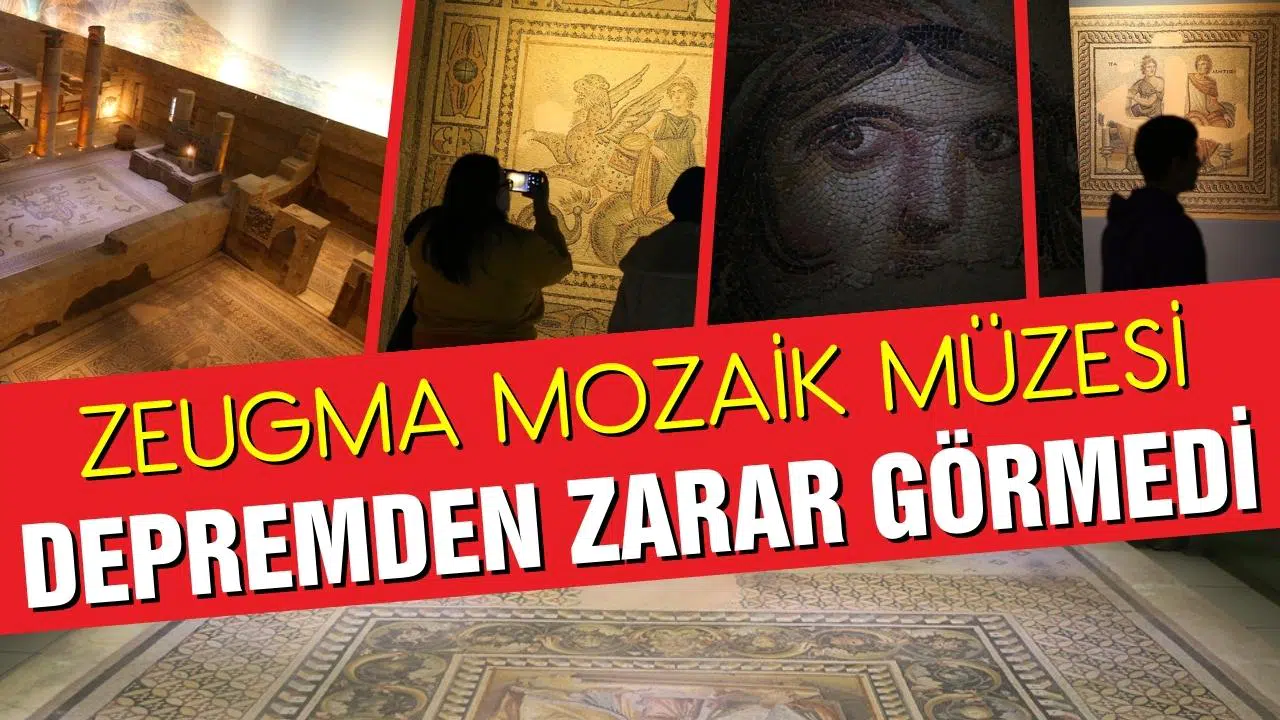 Zeugma Mozaik Müzesi'ndeki eserler depremden zarar görmedi