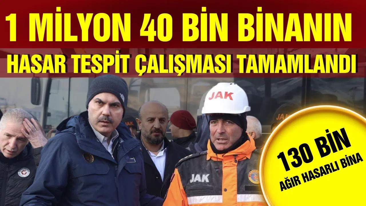 Hasar tespit çalışması: 130 bin ağır hasarlı bina mevcut!