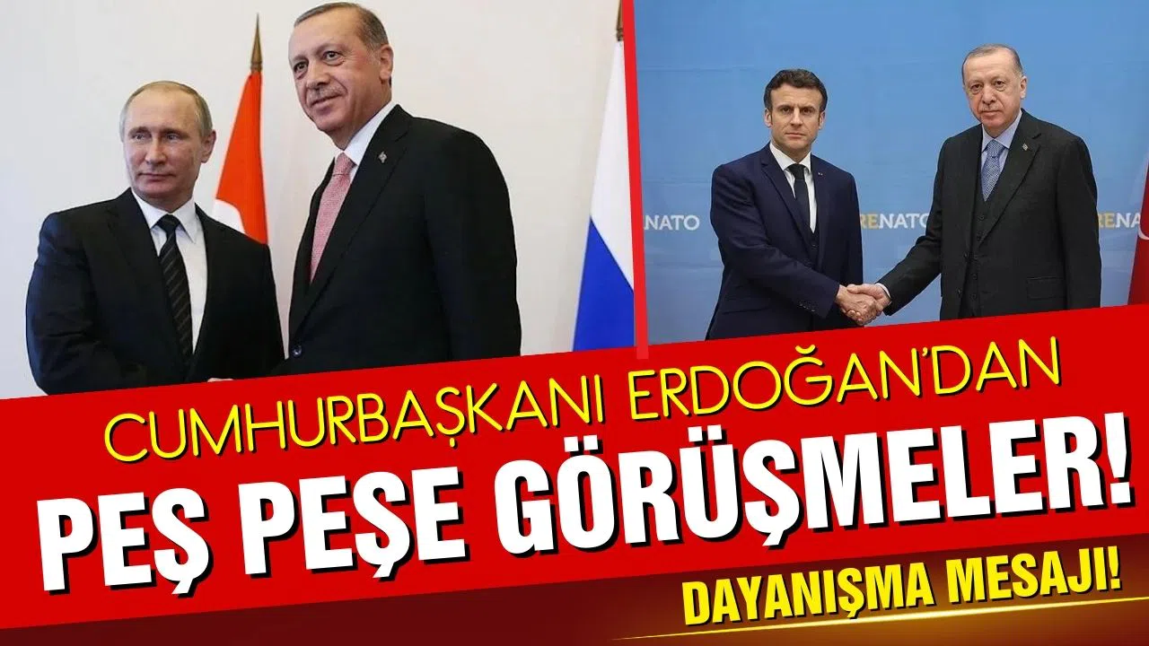 Cumhurbaşkanı Erdoğan'dan peş peşe görüşmeler