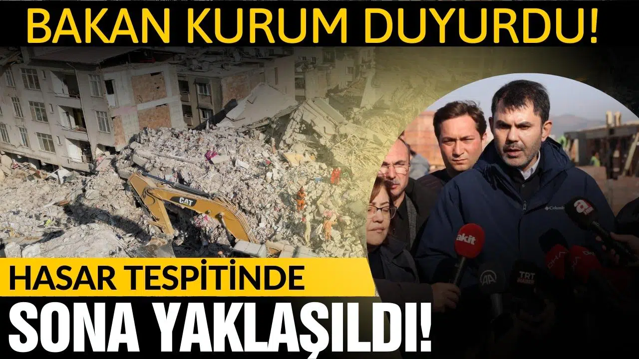 Deprem bölgesinde hasar tespitinde sona yaklaşıldı!