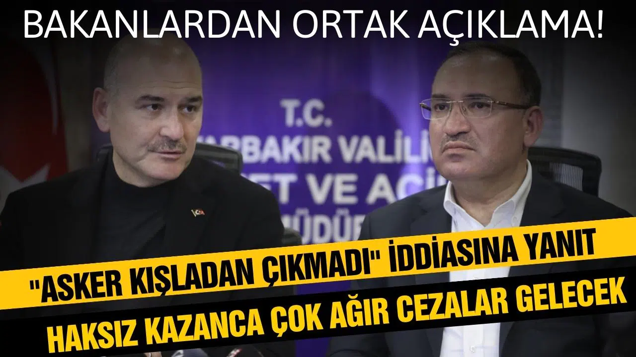 Bakanlardan Diyarbakır'da ortak açıklama