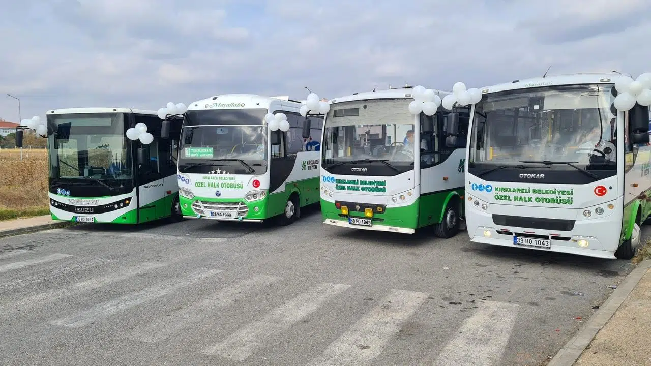 Kırklareli'nde depremzedelere ücretsiz ulaşım hizmeti!