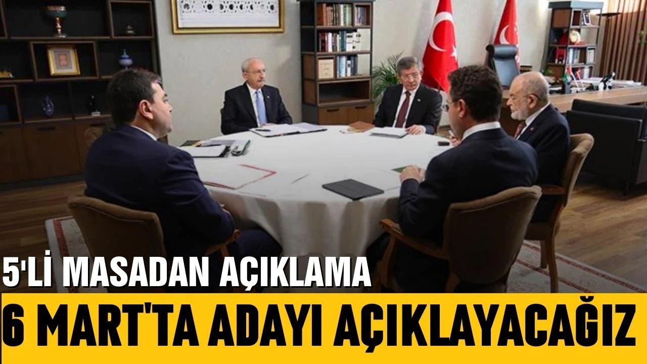 Millet ittifakı pazartesi günü adayını açıklıyor!