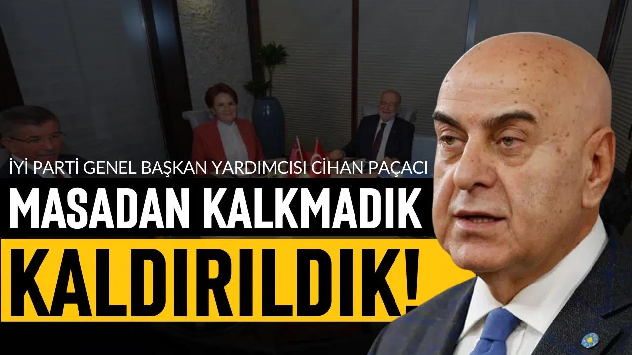 İYİ Parti'den yeni açıklama: Masadan kaldırıldık