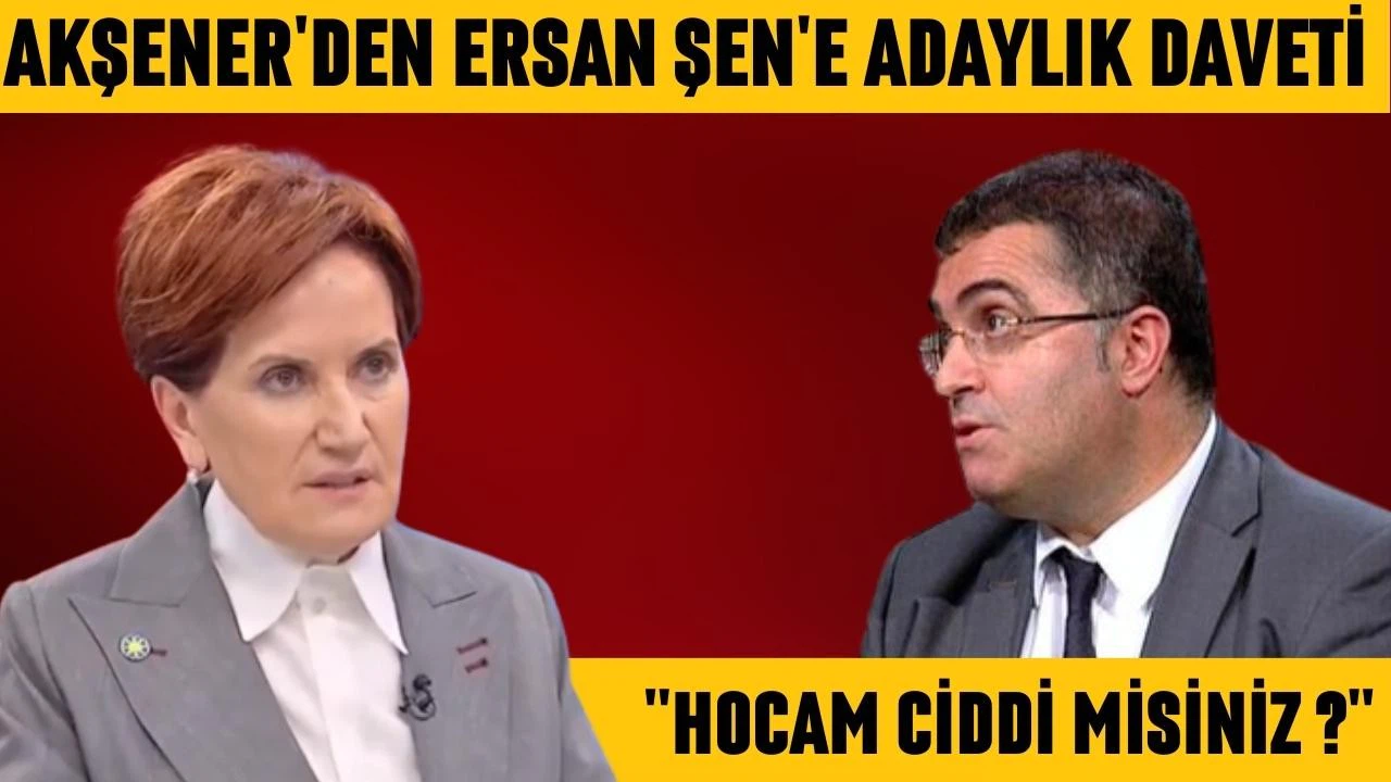 Ersan Şen'in çağrısına İYİ Parti'den yanıt!