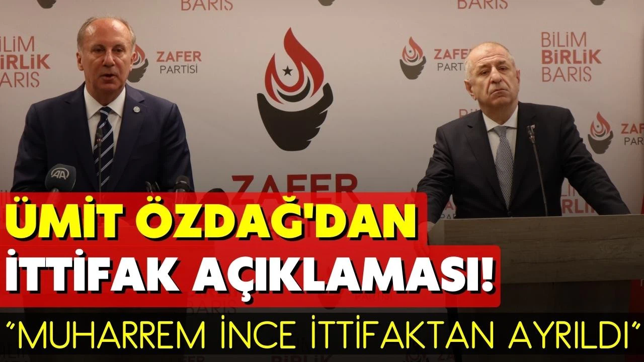Ümit Özdağ'dan Muharrem İnce açıklaması!