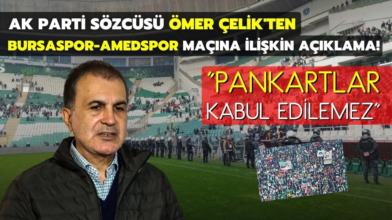 AK Parti'den maçtaki pankarta çok sert tepki!
