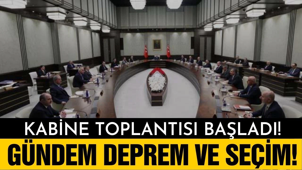 Cumhurbaşkanlığı Kabinesi Beştepe'de toplandı!