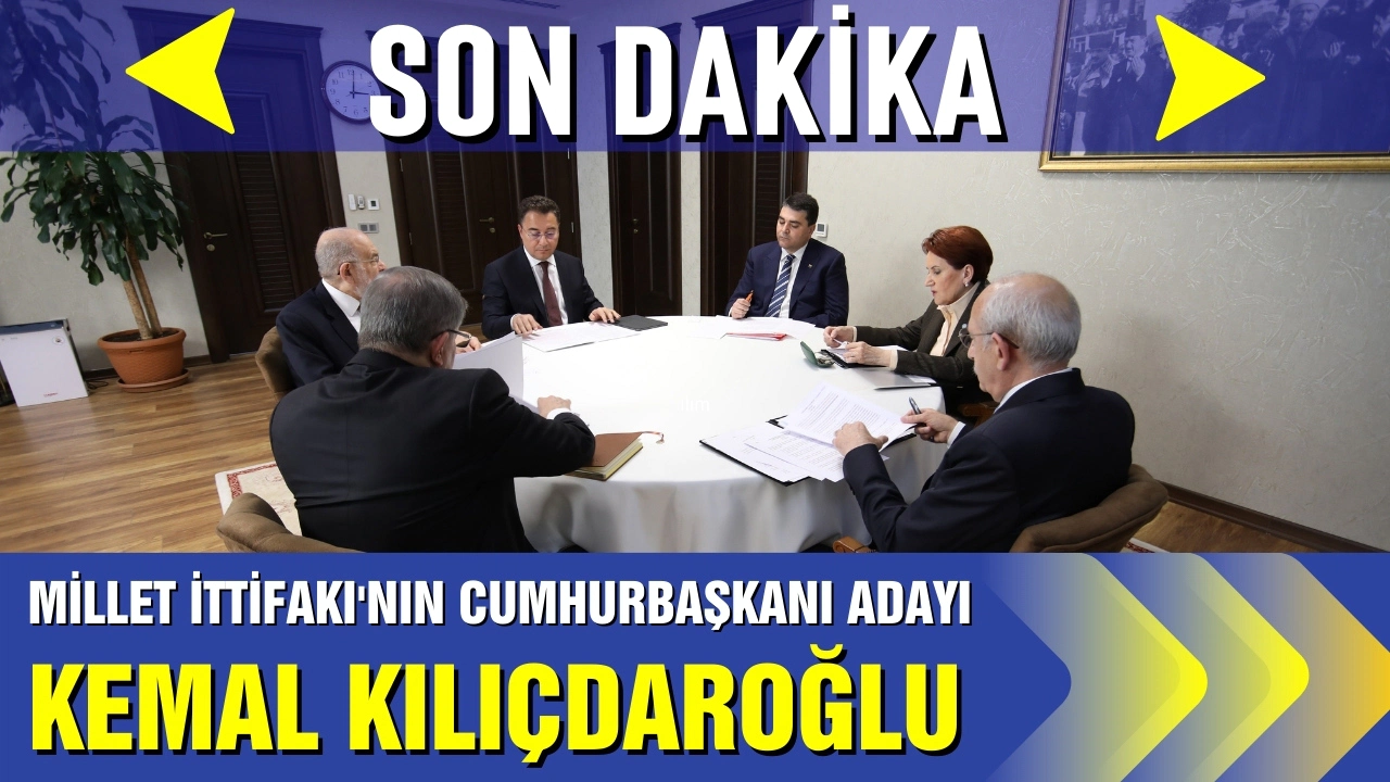 Millet İttifakı cumhurbaşkanı adayını açıkladı!