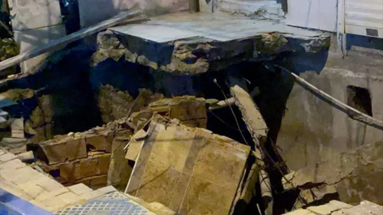 İstanbul'da 7 katlı binanın kömürlüğü çöktü! Bina tahliye edildi!