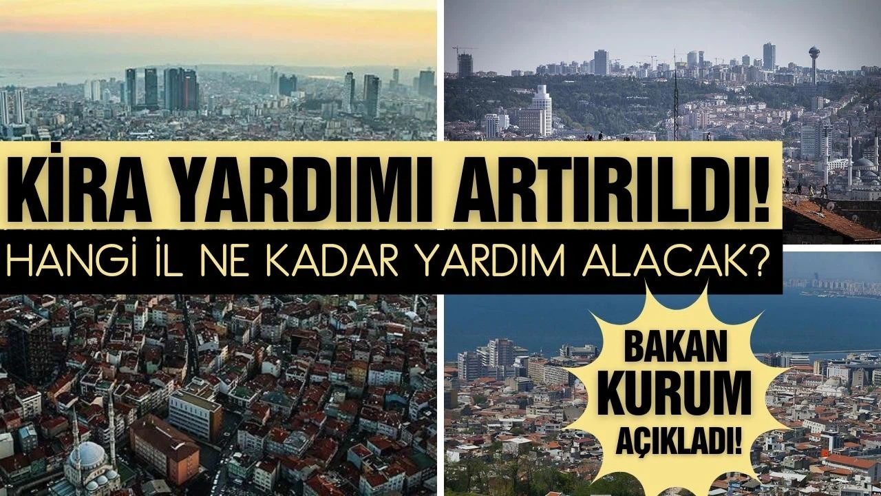 Kira yardımı 3 bin 500 TL'ye çıkarıldı!