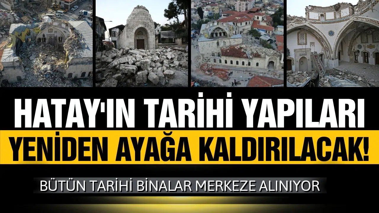 Bakan Kurum: "Tarihi yapıları yeniden ayağa kaldıracağız"