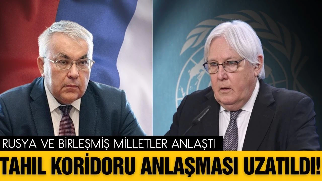 Tahıl koridoru Anlaşması uzatıldı!