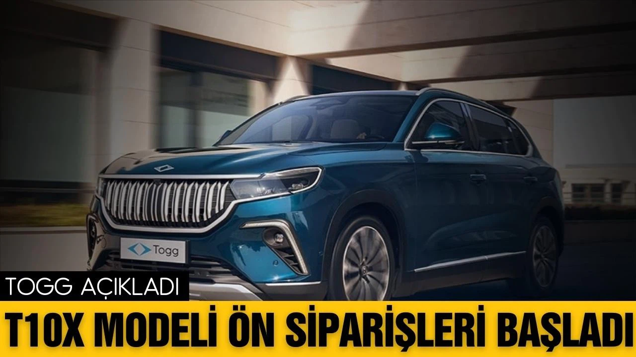 TOGG açıkladı! T10X ön siparişleri başladı