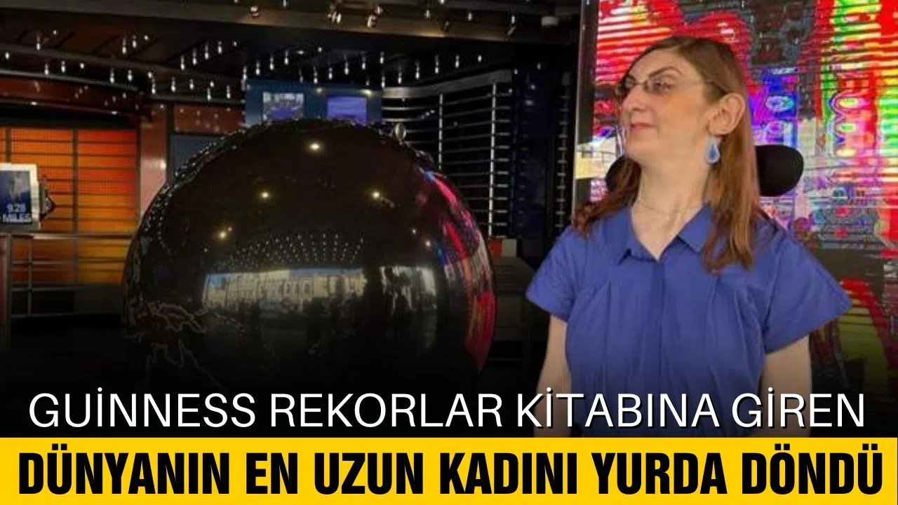 Guinness Rekorlar kitabına giren Rümeysa yurda döndü!