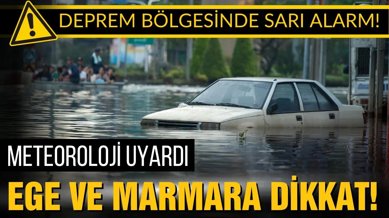 Meteoroloji uyardı! Sağanak yağışa dikkat!