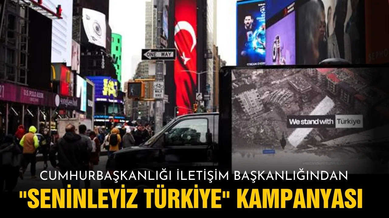 Cumhurbaşkanlığı İletişim Başkanlığından "Seninleyiz Türkiye" kampanyası