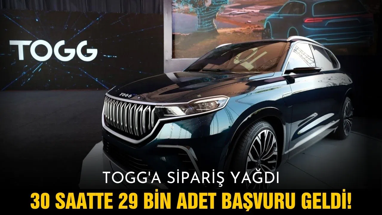 Yerli otomobil Togg ön siparişte rekor kırdı!