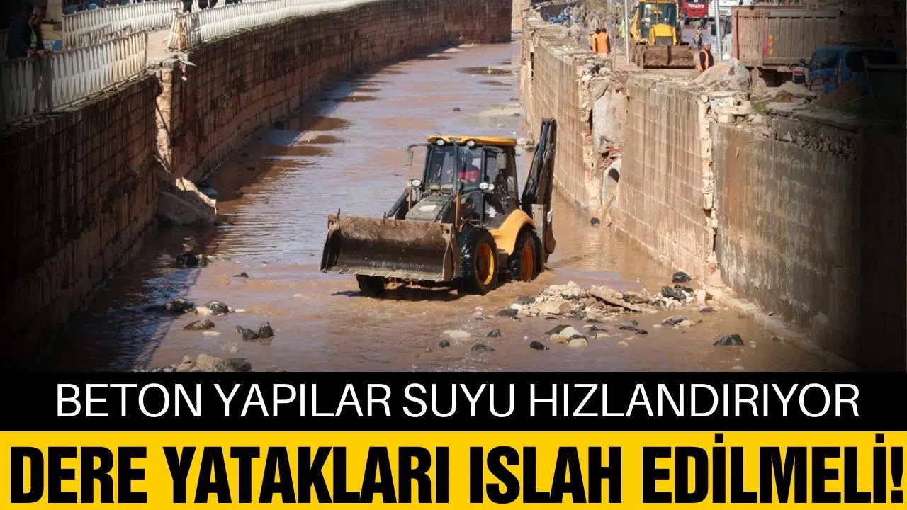 Kentlerdeki dere yatakları yeşillendirilmeli
