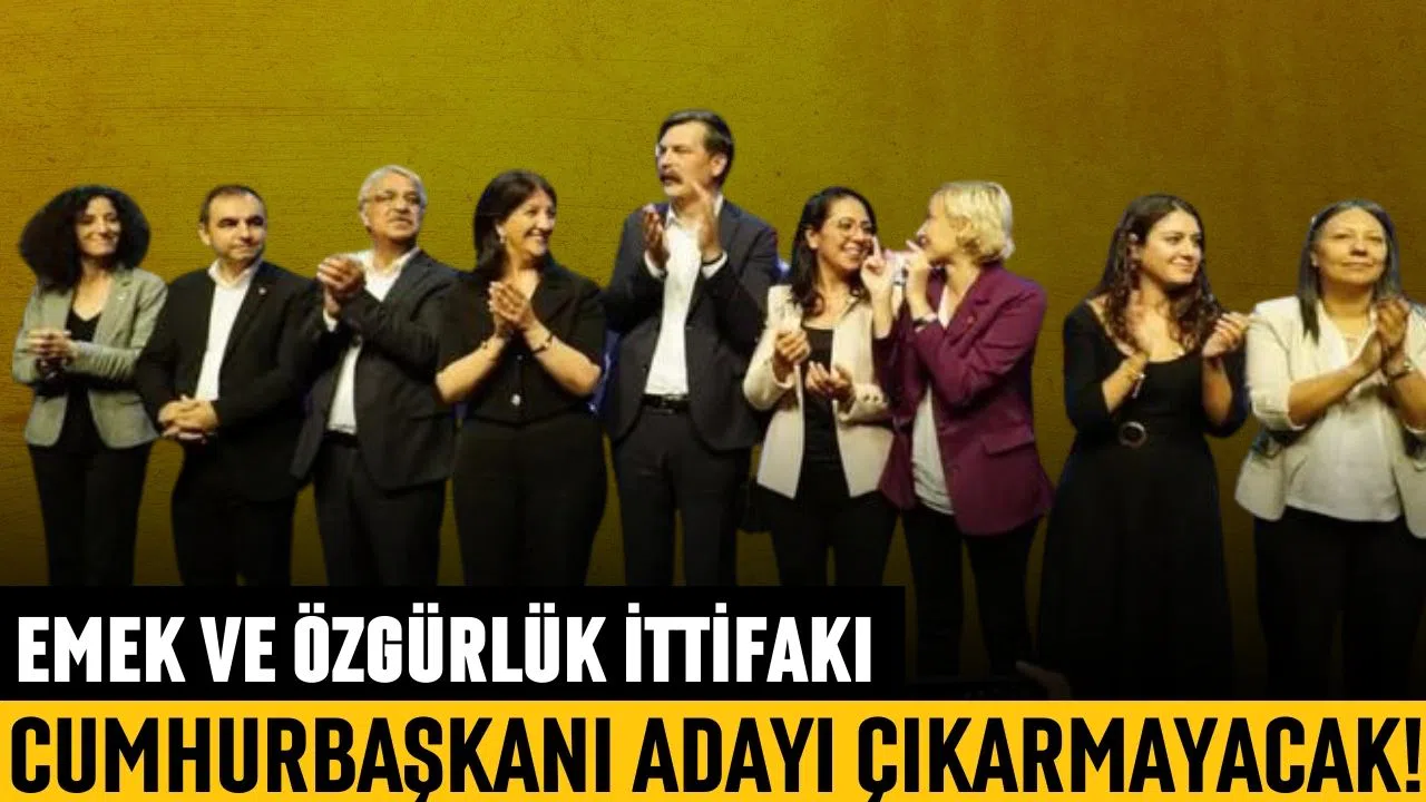 Emek ve Özgürlük İttifakı aday çıkarmayacaklarını açıkladı