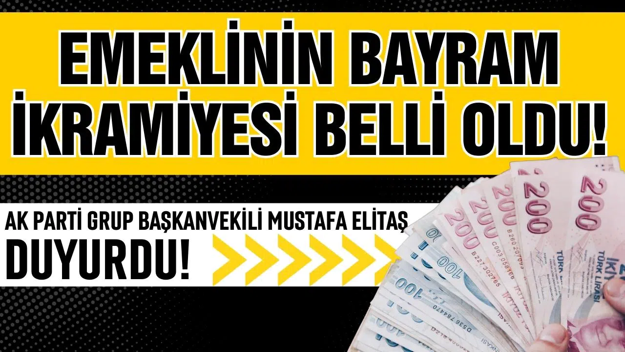 Emeklinin bayram ikramiyesi belli oldu!