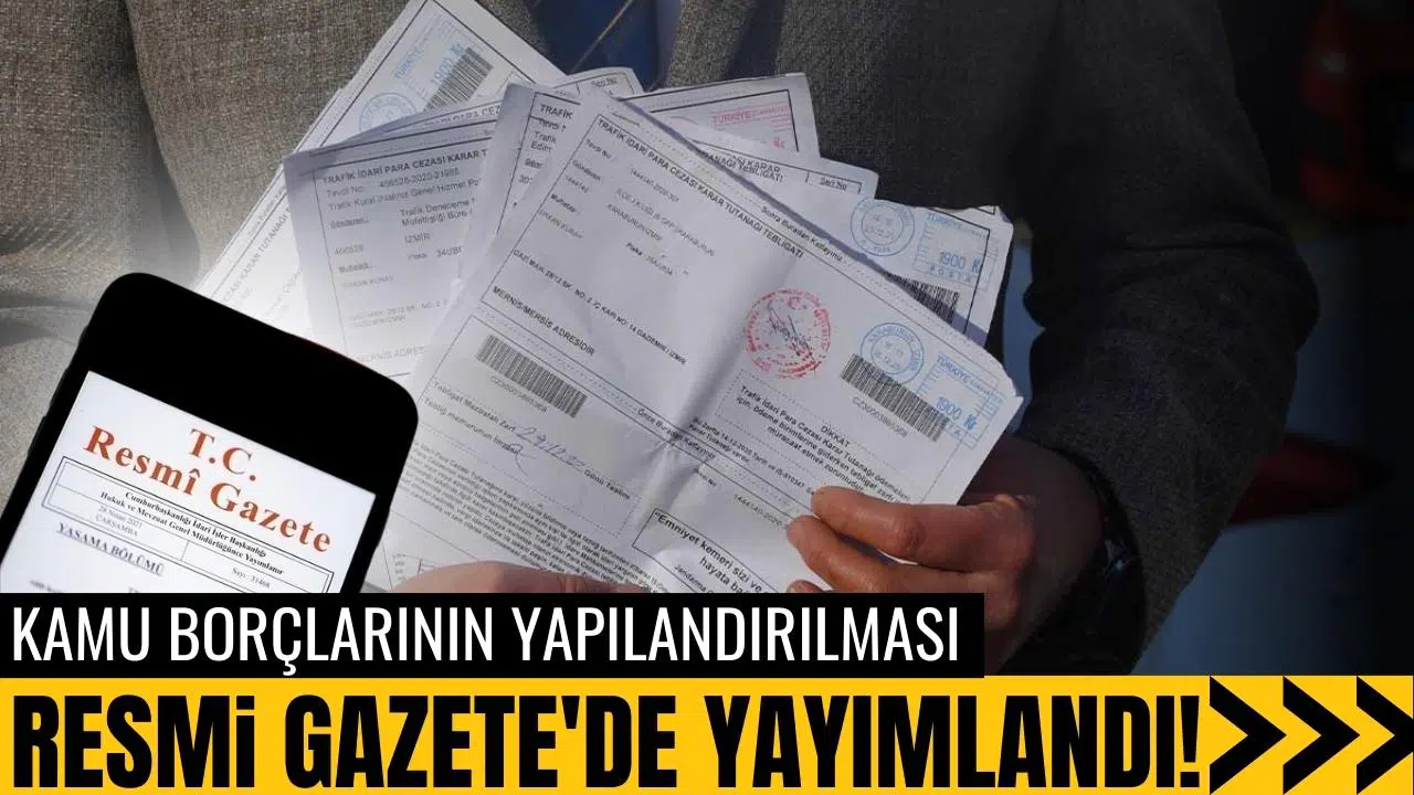 Borç yapılandırmasına ilişkin kanun Resmi Gazete'de