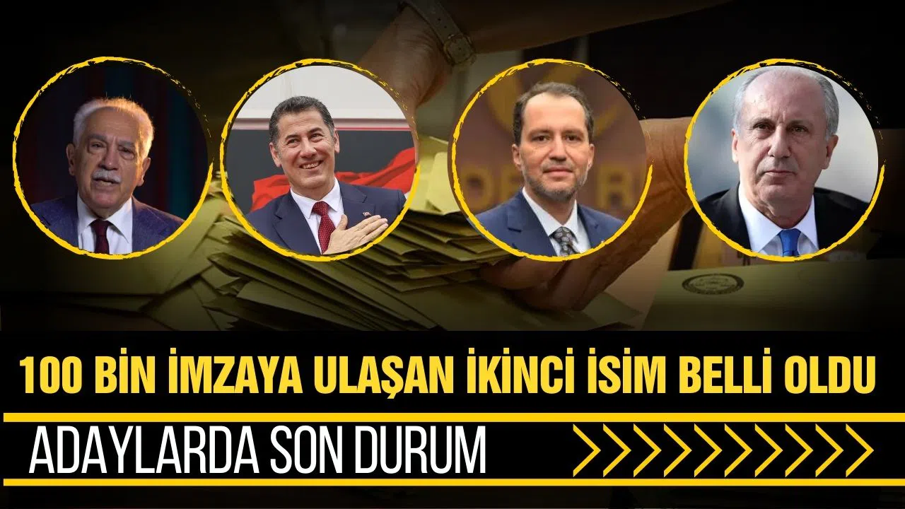 Cumhurbaşkanı adaylığı imzalarında 5. gün! Hangi aday kaç imza topladı?