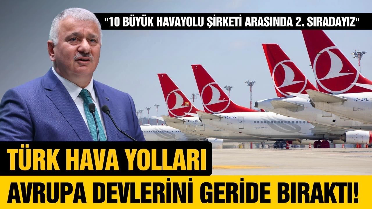 THY, Avrupa'nın devlerini geride bıraktı!