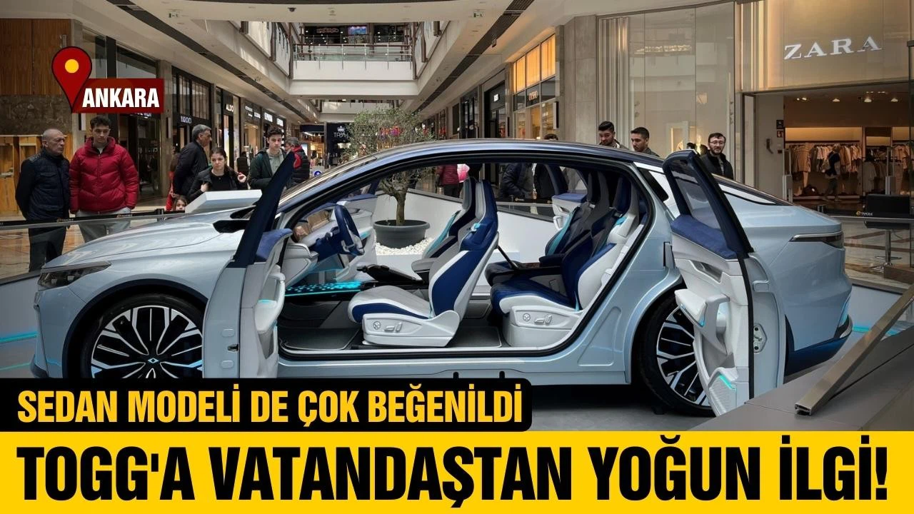 TOGG, Ankara'da büyük ilgi gördü!