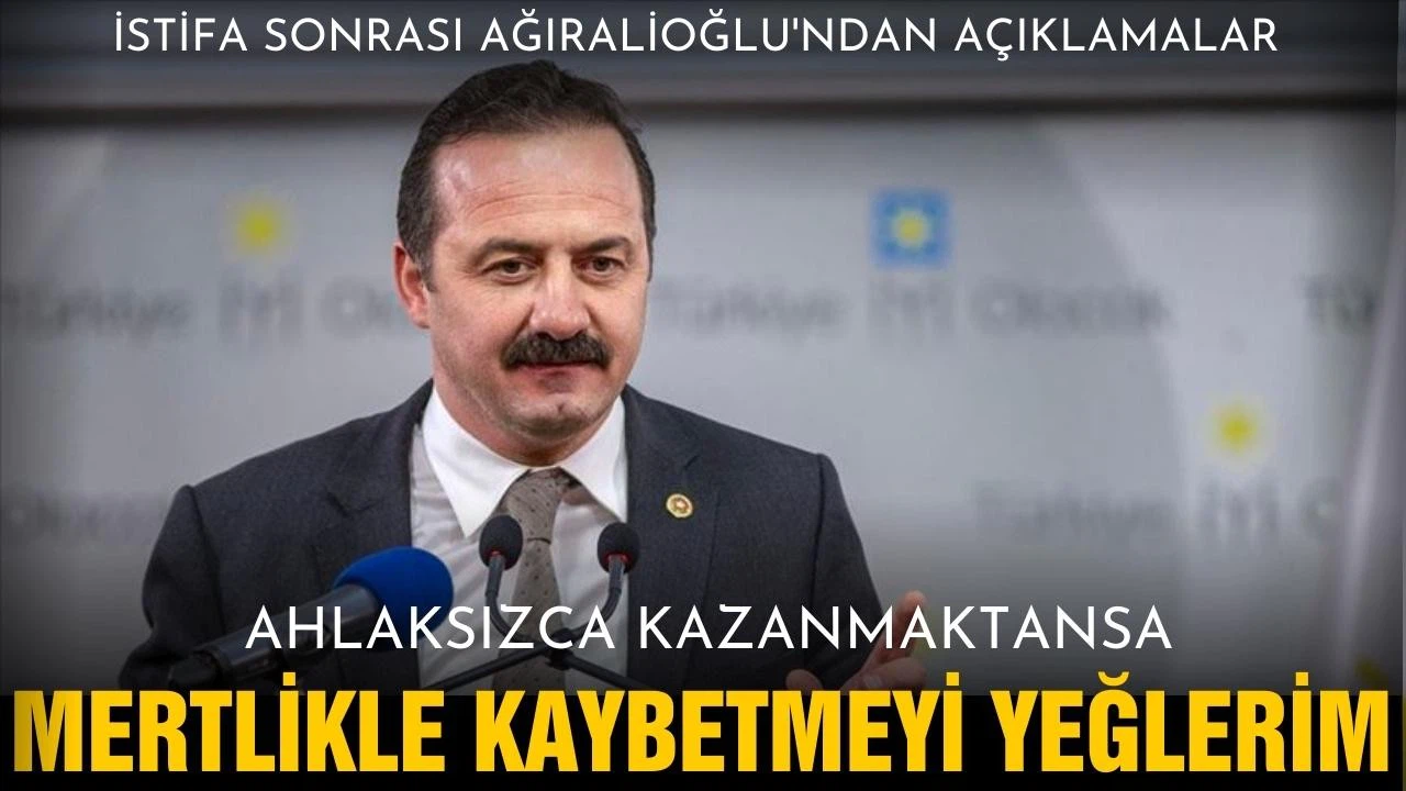 Ağıralioğlu, mertlikle kaybetmeyi yeğlerim!