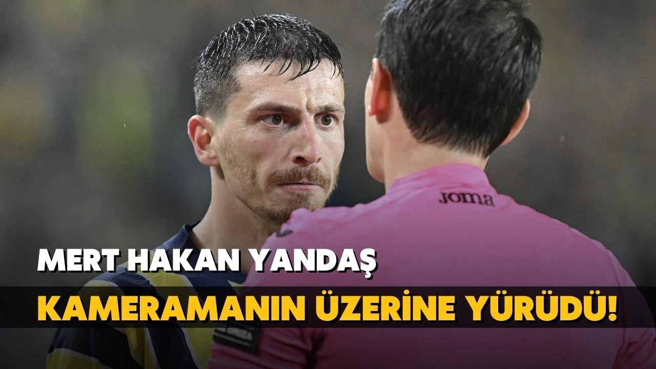 Mert Hakan Yandaş, kameramana patladı!