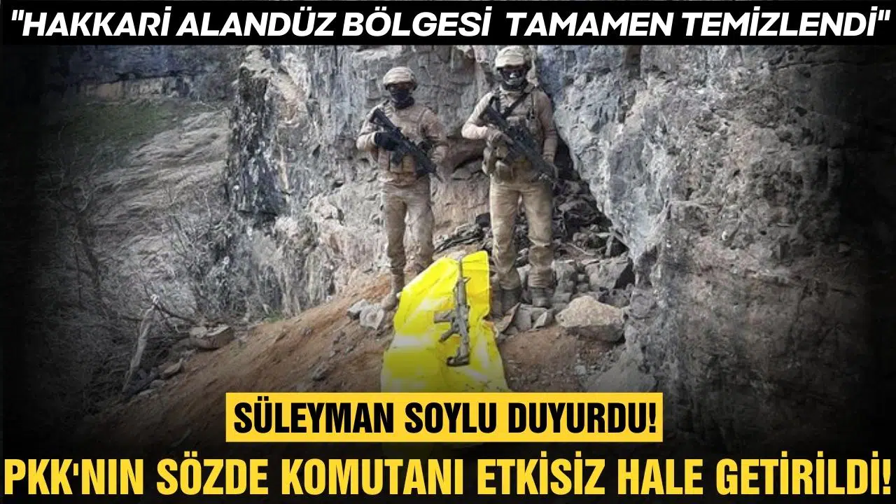 Bakan Soylu: Turuncu kategorideki terörist etkisiz hale getirildi!