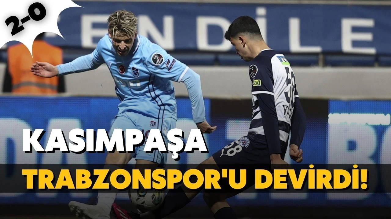 Kasımpaşa, Trabzonspor'a geçit vermedi!